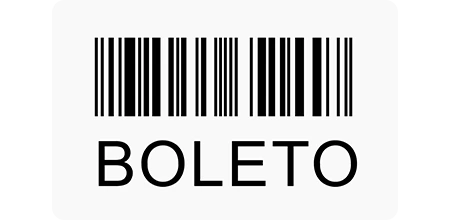 Aceitamos Boleto.